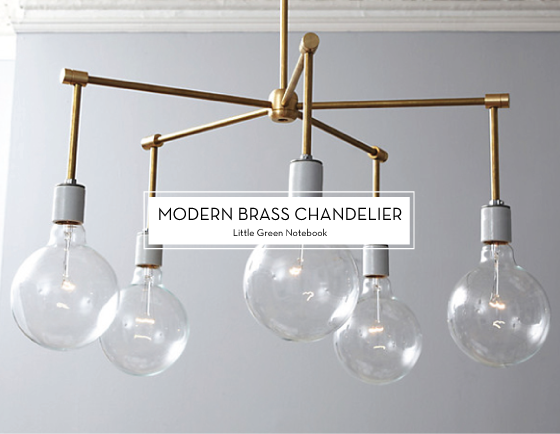 modern-brass-chandelier-Little-Green-Notebook-Design-Crush