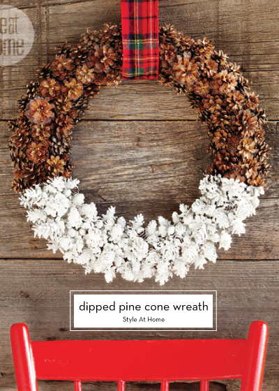 dipped-pine-cone-wreath-Style-At-Home-Design-Crush