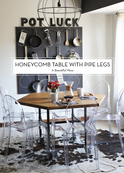 honeycomb-table-with-pipe-legs-A-Beautiful-Mess-Design-Crush