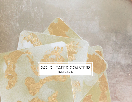 Gold-Leafed-Coasters-Style-Me-Pretty-Design-Crush