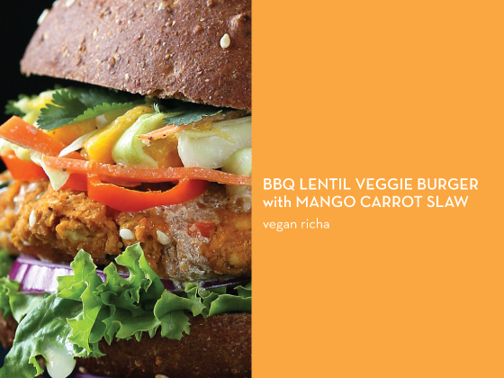 BBQ-LENTIL-VEGGIE-BURGER-with-MANGO-CARROT-SLAW-vegan-richa-Design-Crush