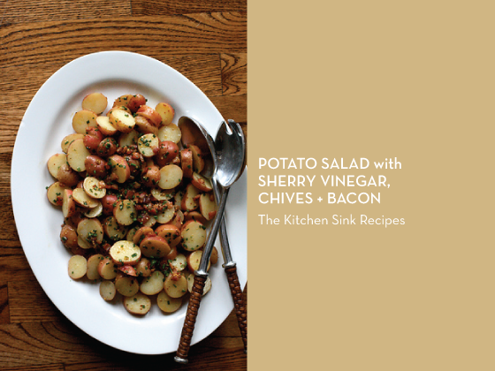 POTATO-SALAD-with-SHERRY-VINEGAR,--CHIVES-+-BACON-The-Kitchen-Sink-Recipes-Design-Crush